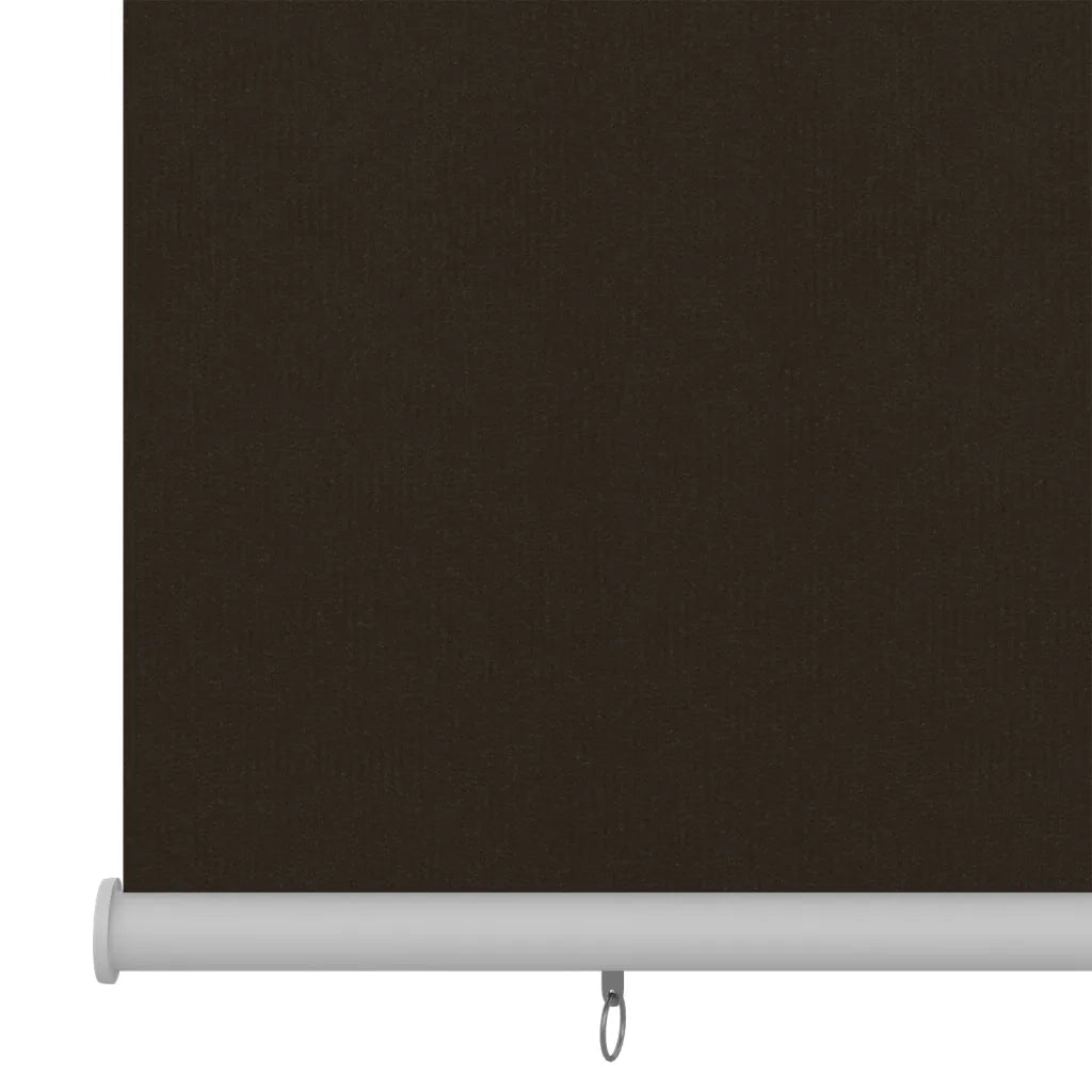 Tenda a Rullo per Esterni 140x230 cm Marrone HDPE 312982