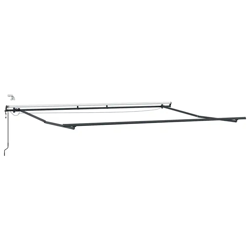 Tessuto per Tenda arancione e marrone 400 × 350 cm Poliestere 3330742