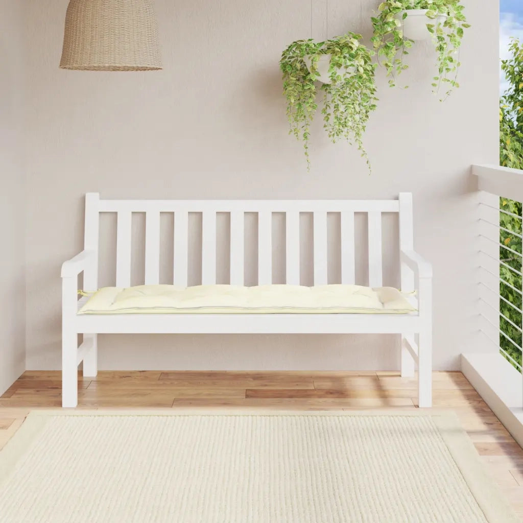 Cuscino per Panca | Cuscini per sedie Crema 150x50x7 cm in Tessuto Oxford