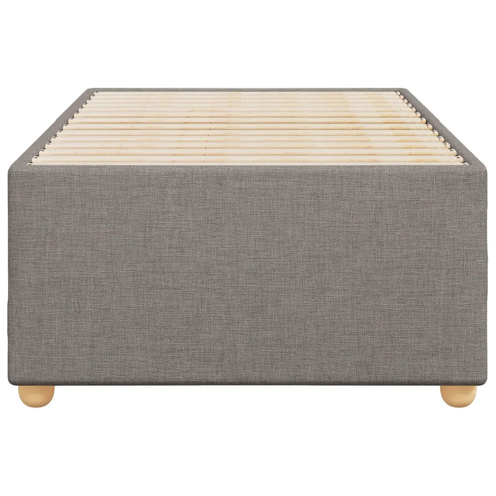 Giroletto senza Materasso Tortora 90x190 cm Tessuto 3284698
