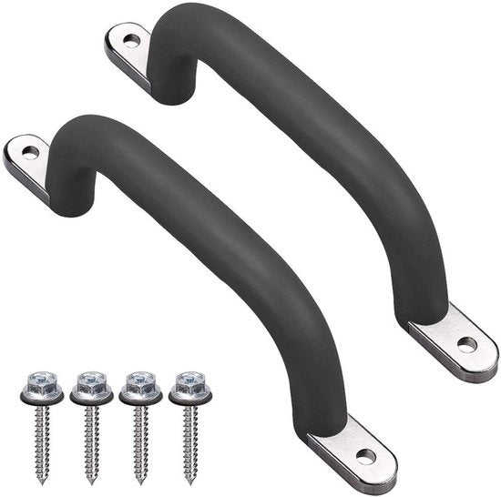 Manubri di sicurezza antiscivolo 18cm - 2 pezzi neri