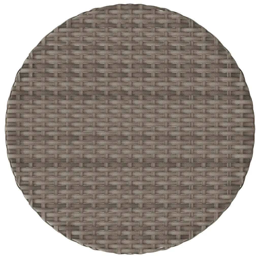 Set da Bistrò 3 pz con Cuscini Grigio in Polyrattan 365227