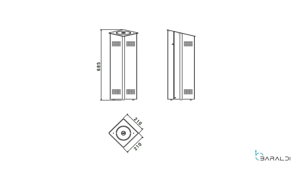 Purificatore Aria da pavimento Airò Plus Bianco