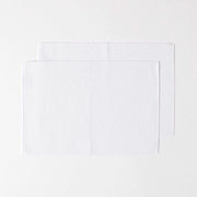 Tavoliere con disegno a ghirlanda - Set da 2 - Bianco - 100% cotone - 50 x 33 cm