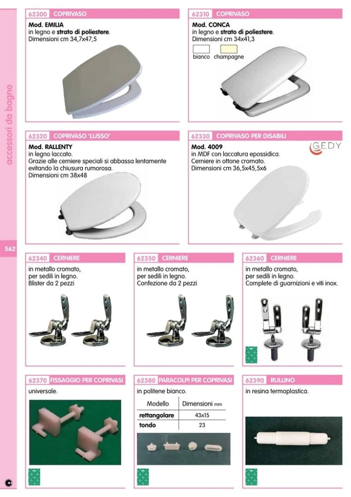 1pz copriwater lusso per diversamente abili gedy cod:ferx.48681