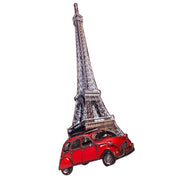 Targa in metallo rossa 43x80x1h