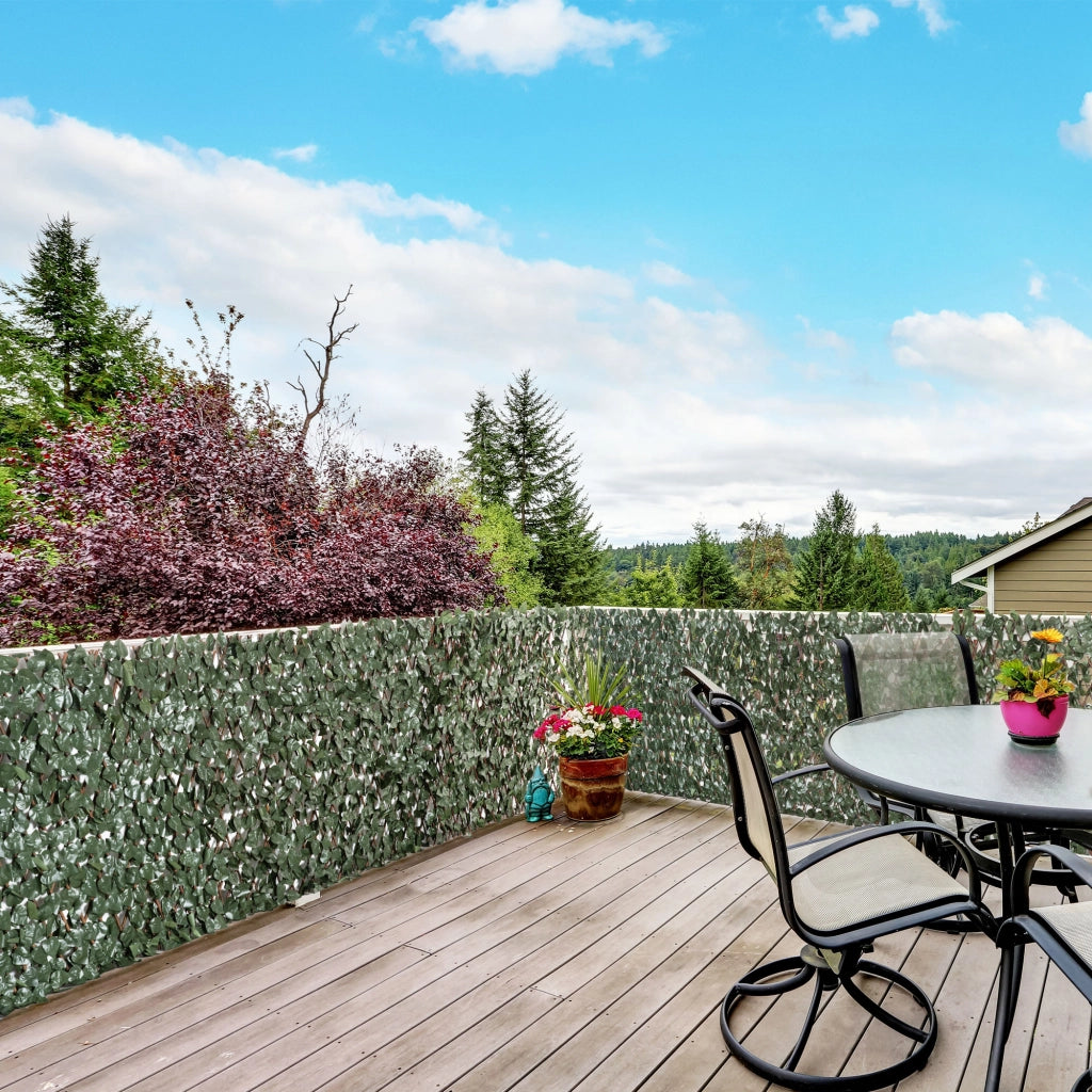 Siepe Artificiale per Balcone ¨C zephmum ¨C Verde 200x100cm
