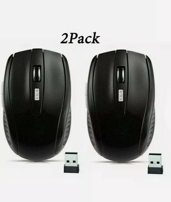 Set di 2 mouse wireless Bluetooth 2.4GHz mouse wireless ottimizzato per laptop