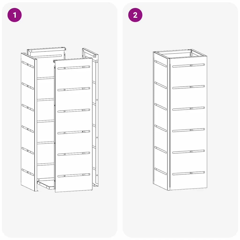 Supporto per Ombrellone Nero 15,5 x 15,5 x 49 cm Metallo CFW5271125