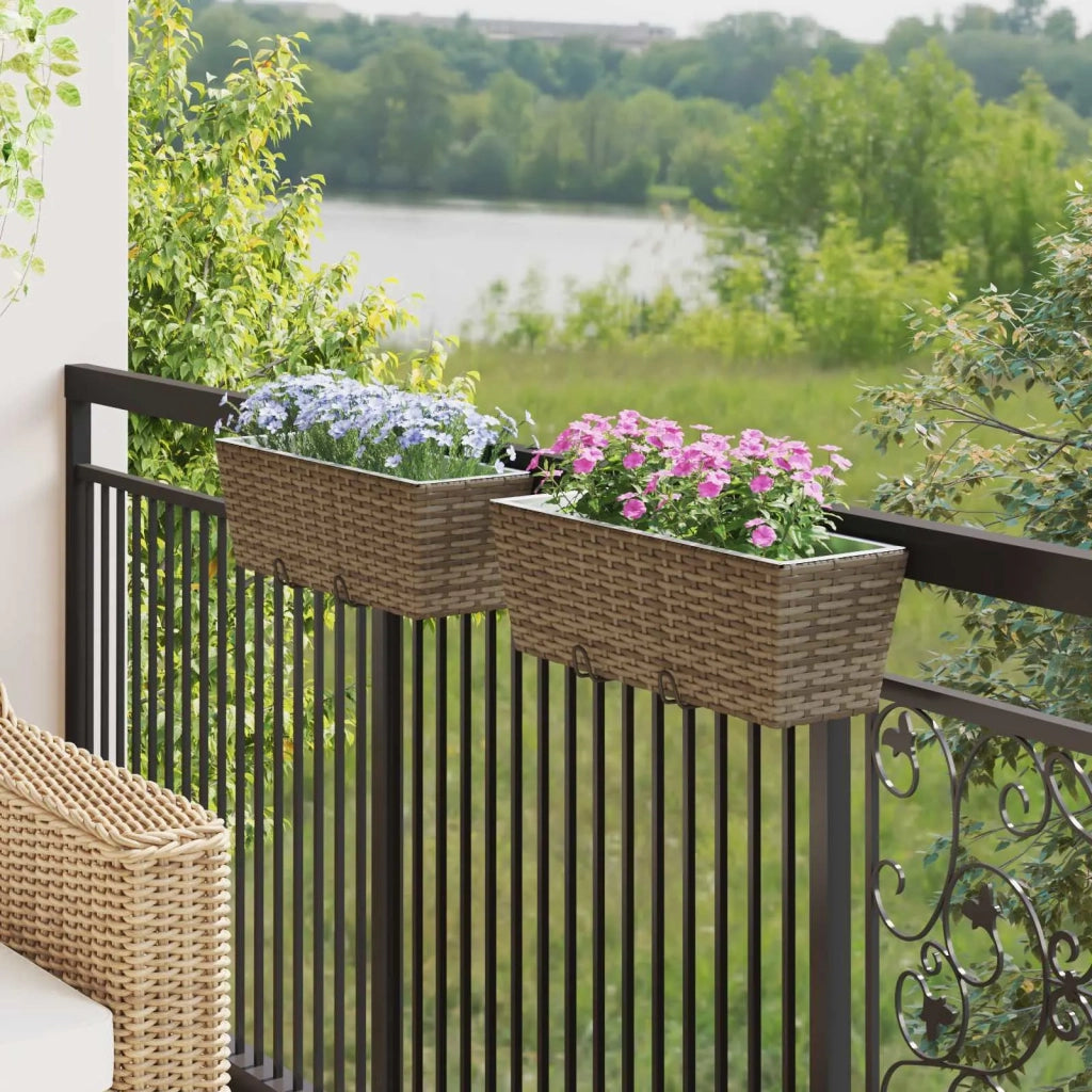 Ringhiera 2 pcs 50 x 17 x 17 cm Metallo 42026967