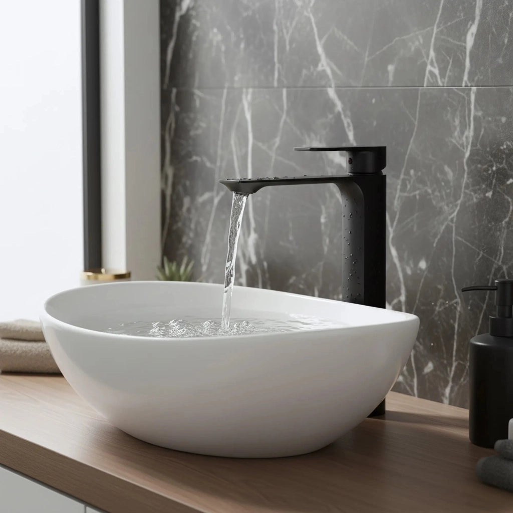 Rubinetto Da Lavabo Rea Urban Black High