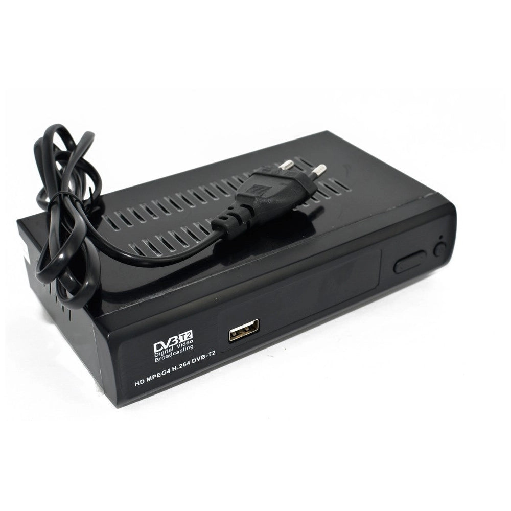 Trade Shop - Decoder Ricevitore Digitale Terrestre Hdmi 1080p 3d Tv Dvb-t2 Usb Telecomando -