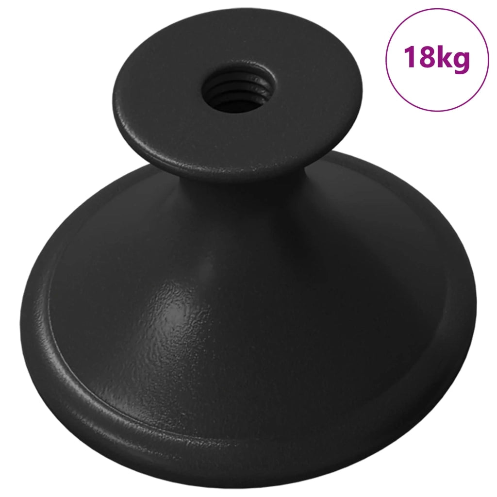 Manico 1461 pcs Nero Ø30 mm Alluminio