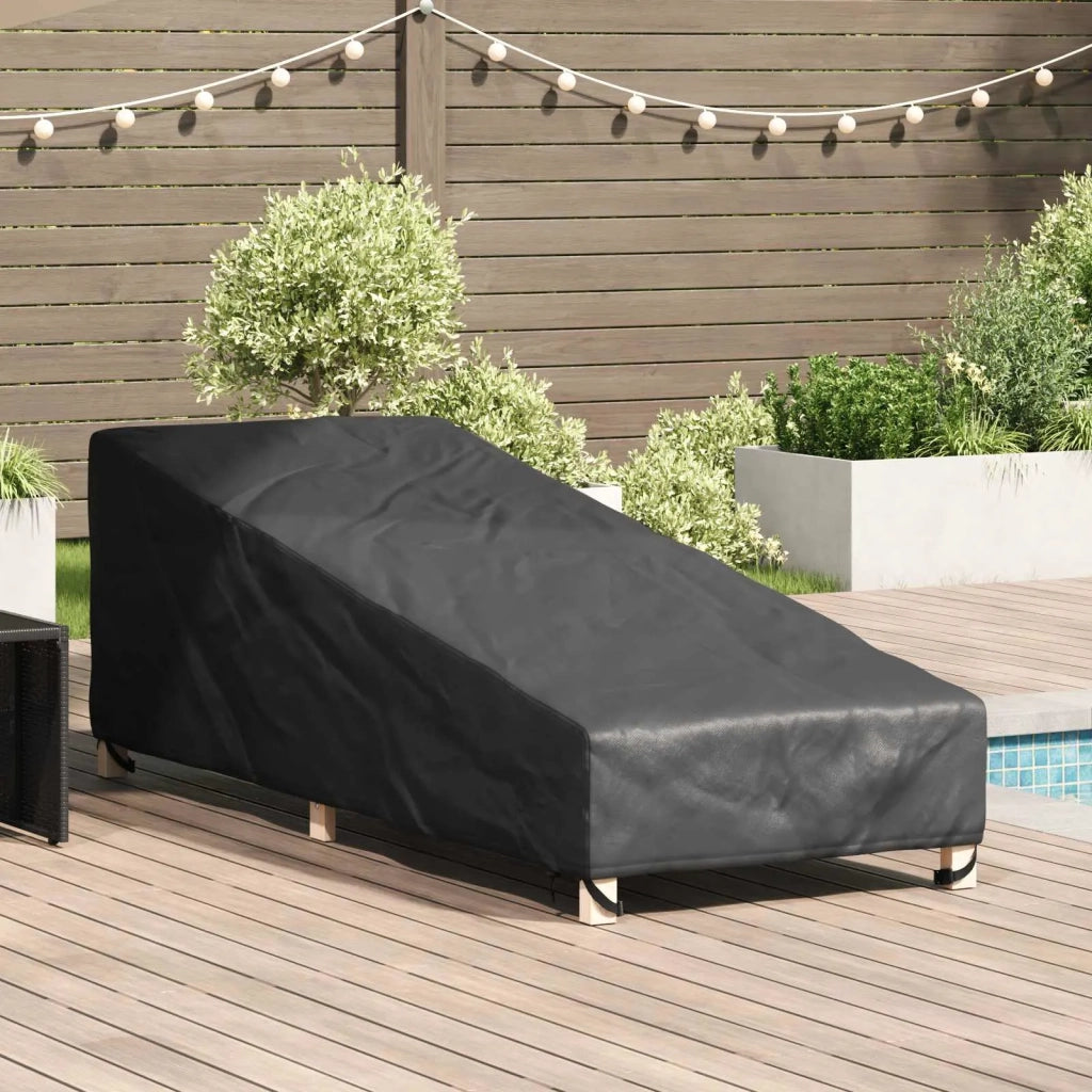 Copertura per mobili da esterno Nero 195 x 76 x 82 cm