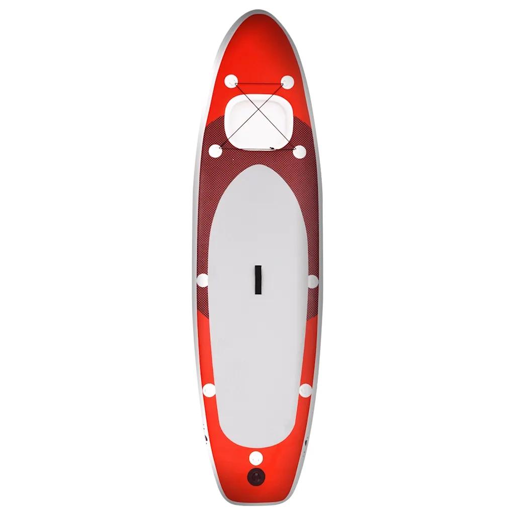 Set Tavola da SUP Gonfiabile Rosso 360x81x10 cm 93390