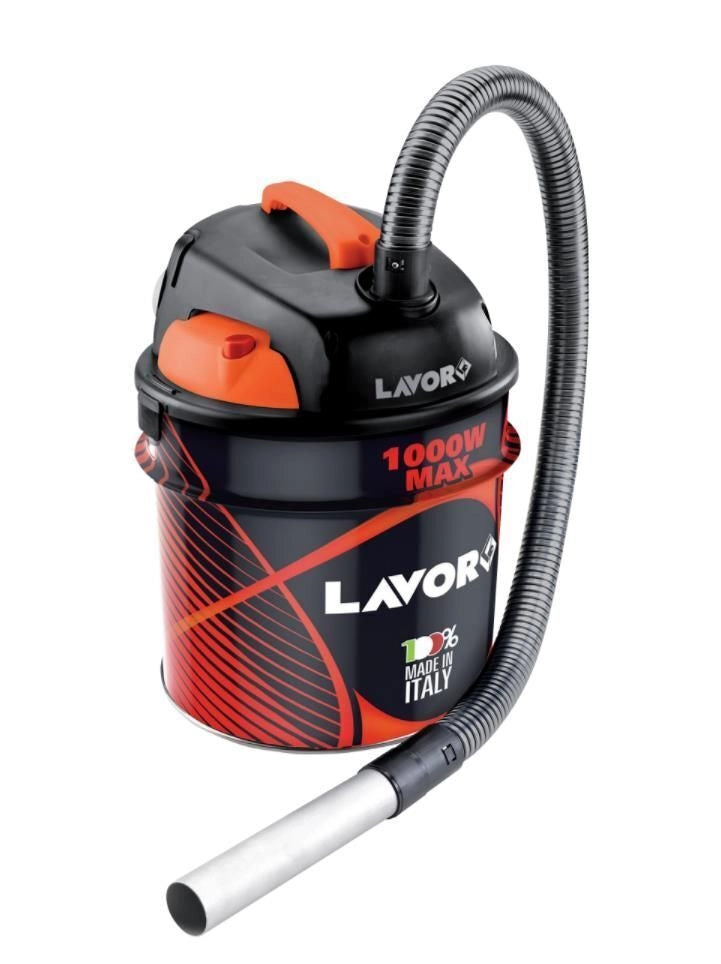 LAVOR 8.245.0010 Ashley 901 Aspiracenere Elettrico 18 L 1000 W 800 AW colore Nero Arancione