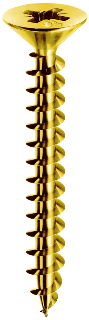 Mustad VITE PANELVIT TSP FERRO OTTONATO  mm.4x25 5.00 centinaia