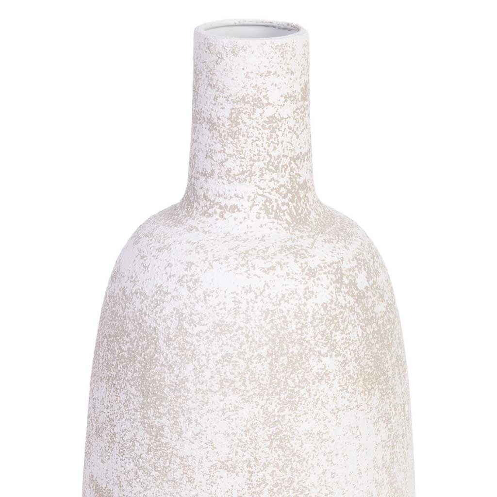 Vaso in metallo grigio 19,5x19,5x70,5h cm