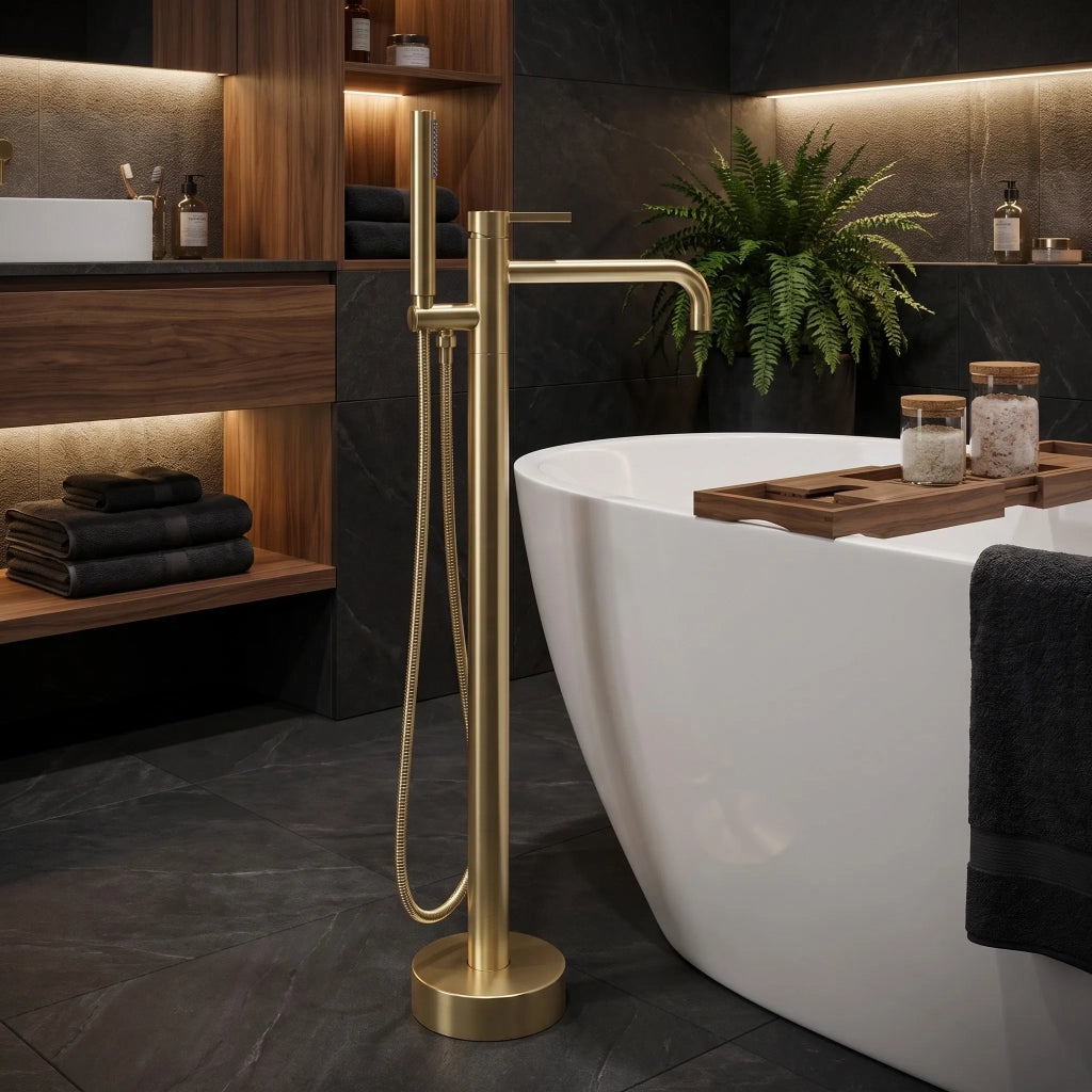 Rubinetto Indipendente Rea Foster Brush Gold