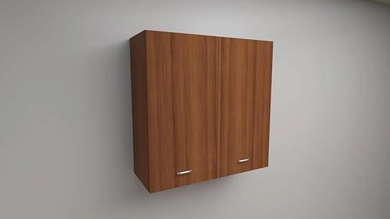 Pensile Scolapiatti H 90Xl 60Xp 33 Completo Di Scolapiatti In Acciaio Inox Noce
