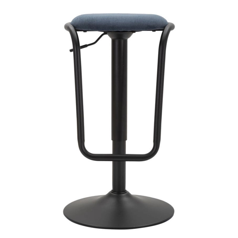 Sgabello Bar Destiny Navy cm ø 41x61-83