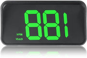 Sistema di misurazione della velocità digitale Head Up display auto con GPS + Beidou 10 Hz aggiornamento della velocità (km/h)