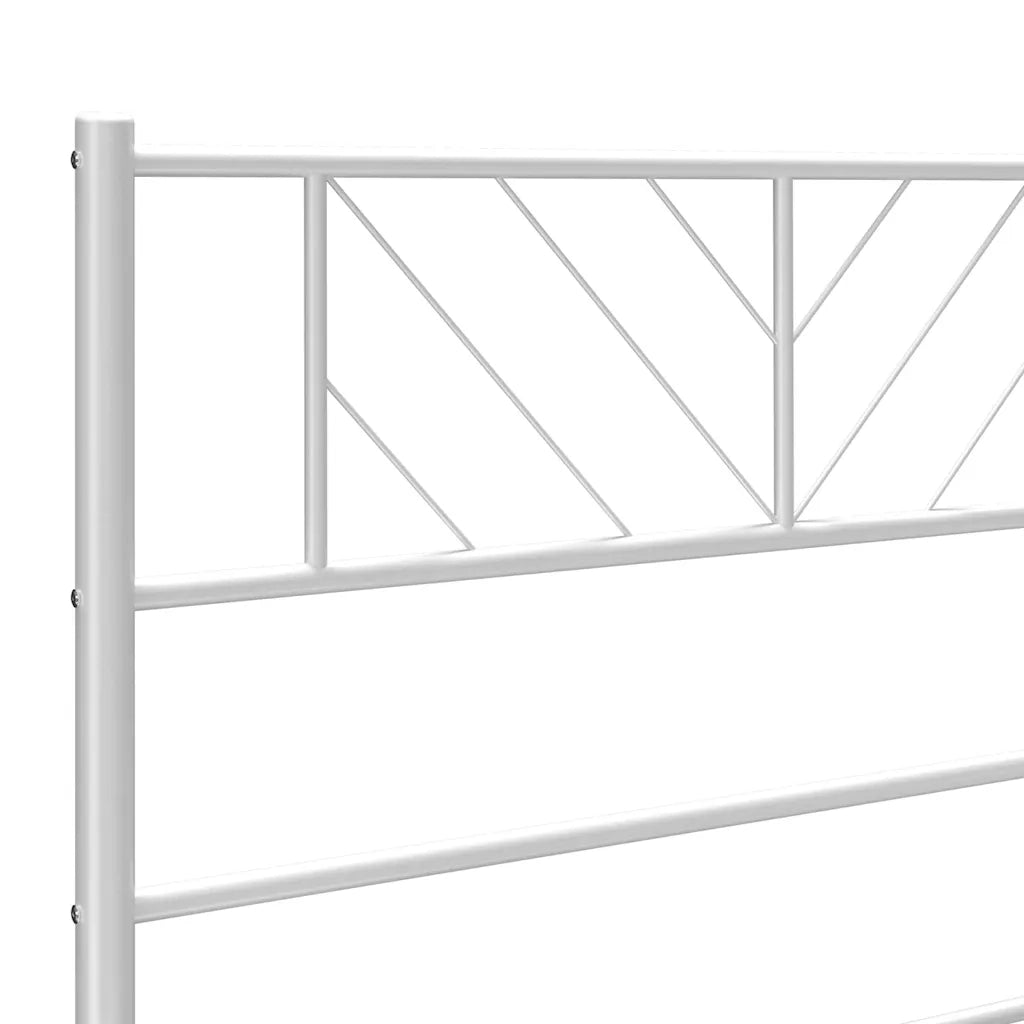 Testiera di Ricambio in Metallo Bianco 90 cm 372256