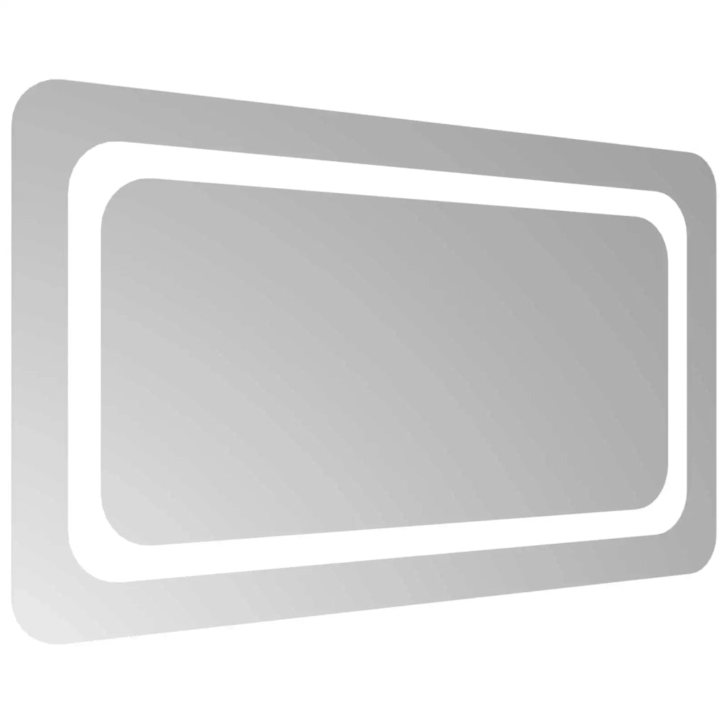 Specchio da bagno LED Trasparente 70 x 40 cm vetro temperato 42045833
