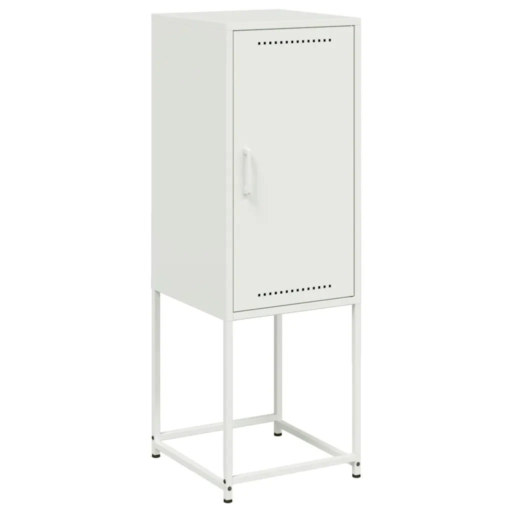 Credenza Bianca 36x39x107 cm in Acciaio 846535