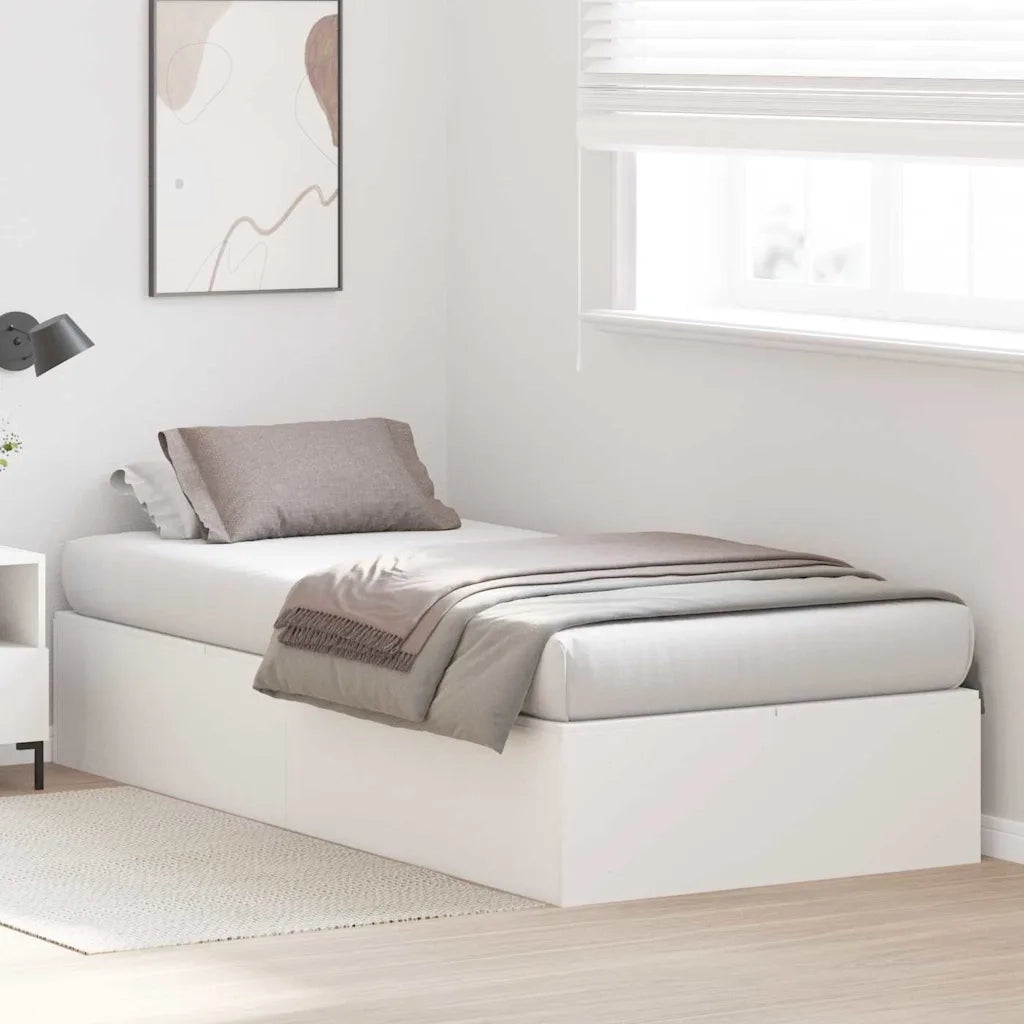 Struttura letto con contenitore Bianco 80 x 200 cm 3335333