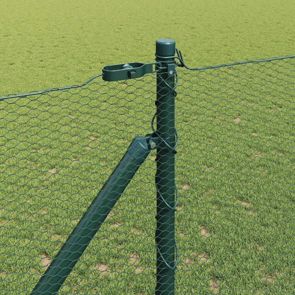 Palo della recinzione Verde 50 x 1,2 m (rete da 13 mm)