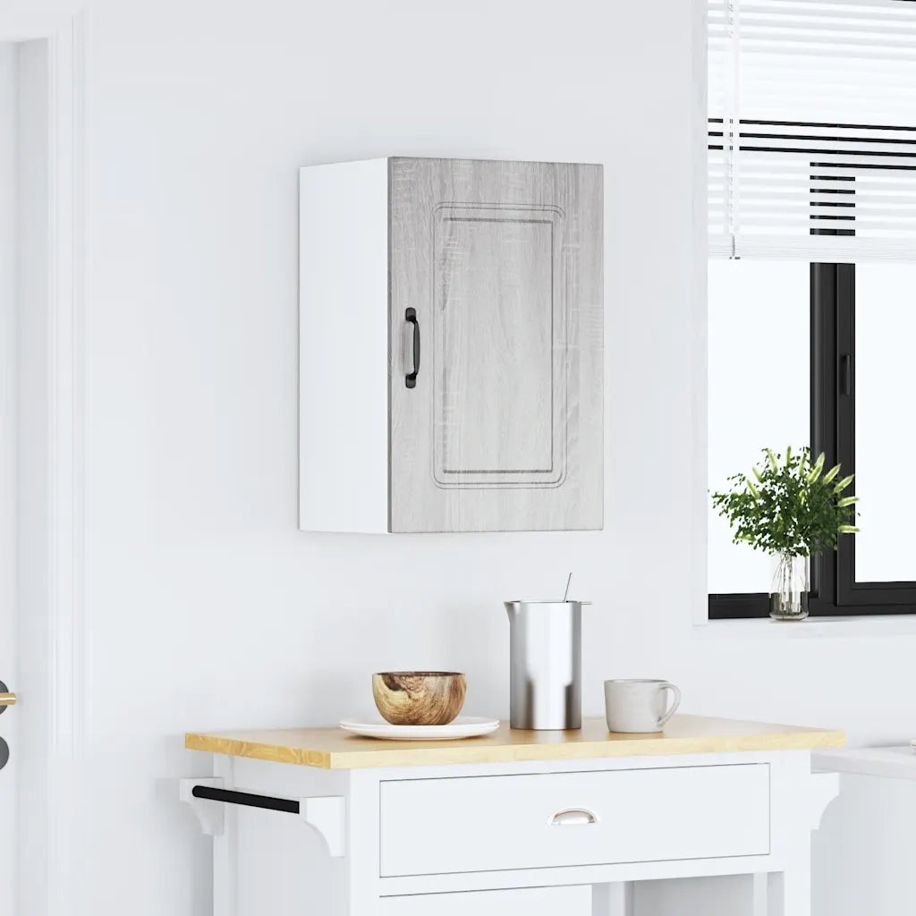Pensile da Cucina | Mobile da Cucina Kalmar Grigio Sonoma in Legno Multistrato