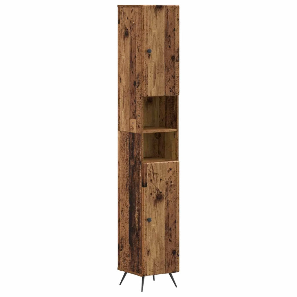Set di Armadi da Bagno da 2 Pezzi BREDA Legno antico 3417565