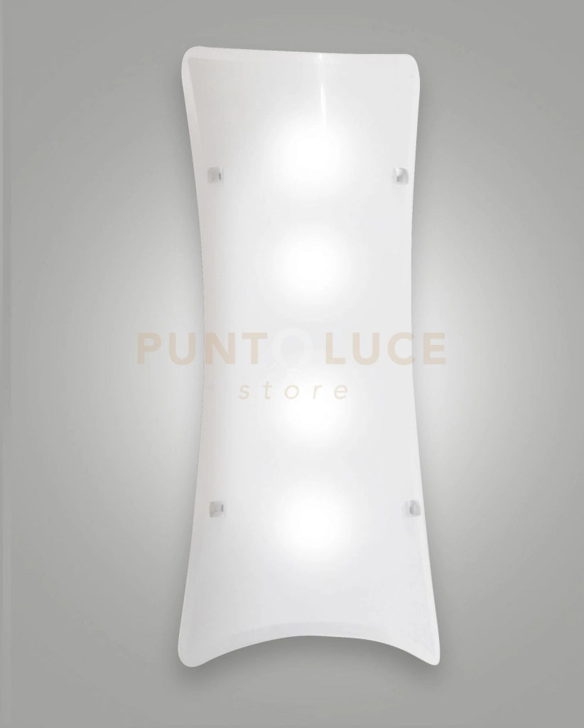 MILTON PLAFONIERA BIANCA 30X70 CM. 3113-66-102