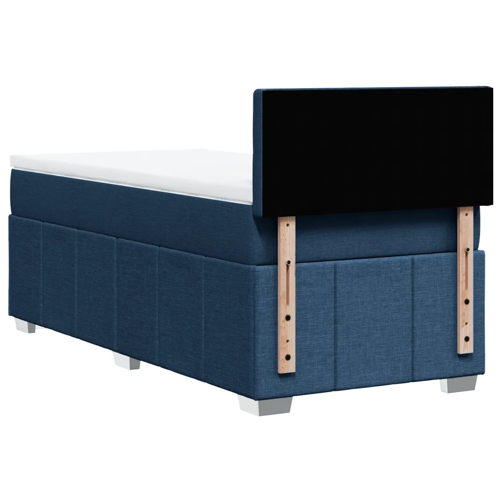 Giroletto a Molle con Materasso Blu 90x200 cm inTessuto 3286971