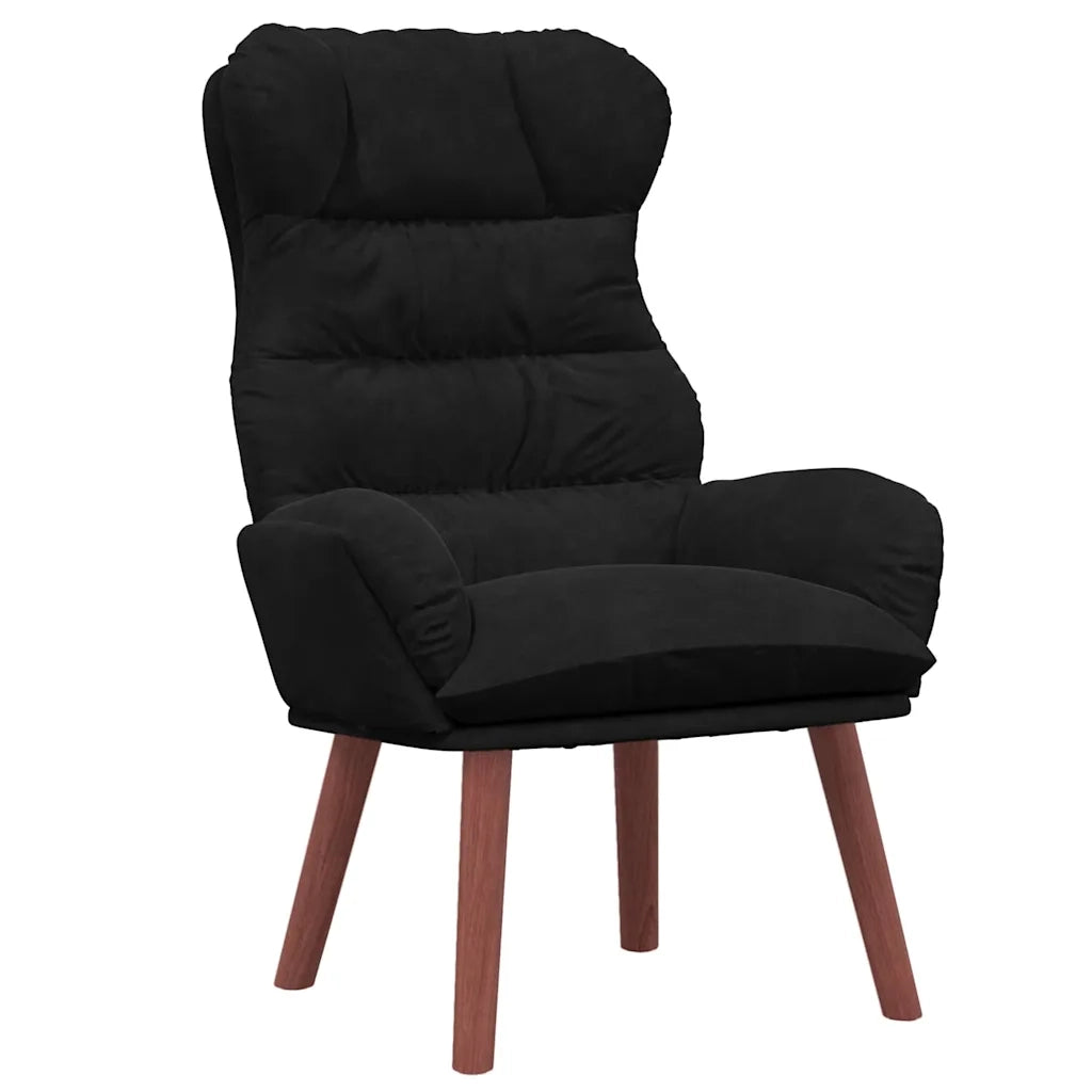 poltrona Nero 69 x 74 x 93 cm Velluto 42001893