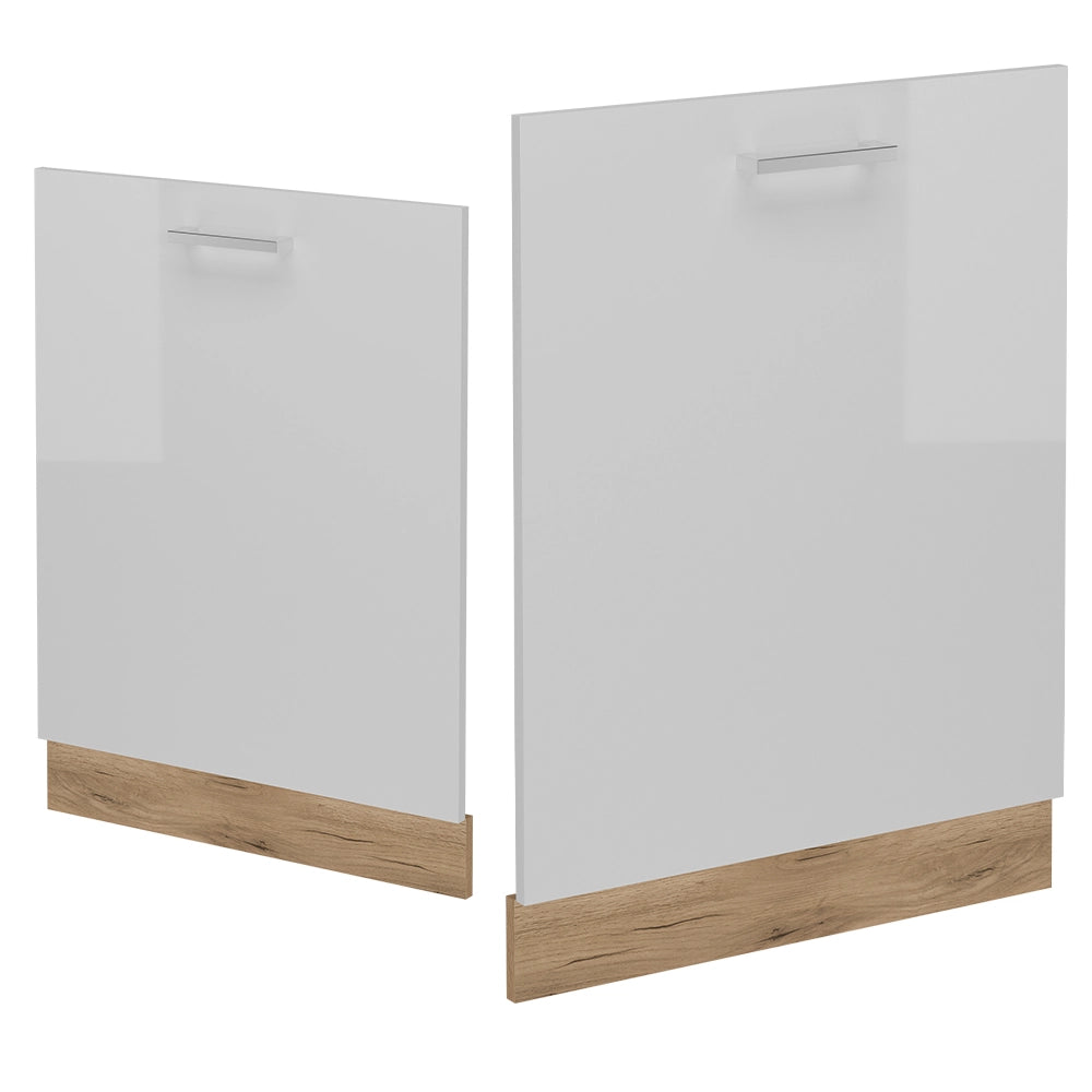 Vicco Coperchio per lavastoviglie Bianco lucido 60 cm , PL Marmo