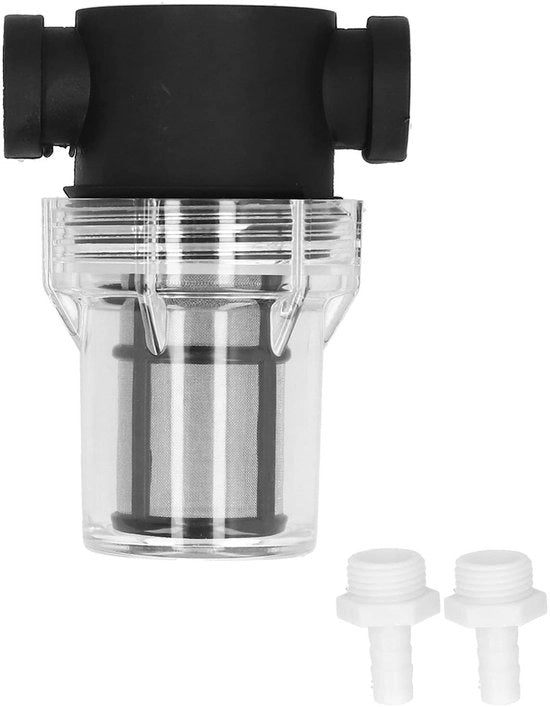 Filtro Inline Professionale per Acqua e Birra - 150 Micron/100 Mesh - Colonna di Raccordo 1/2 pollici/1/4 pollici - Filtro Birra - Sistema di Filtro Acqua e Birra - Miglioramento del Sapore