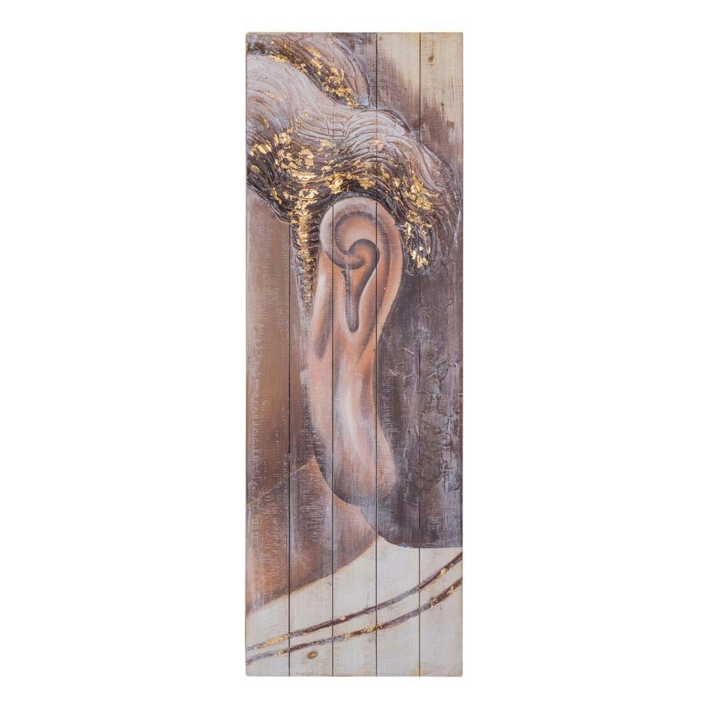 Quadro dipinto a mano 3 pezzi 50x150x4h