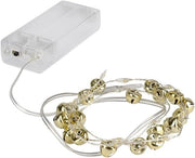 Lanterna LED a filo con 20 led colore caldo 9 m lunga con timer