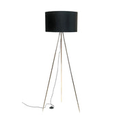 Lampada da terra treppiede oro/nero 155cm E27 INGA Zuma Line