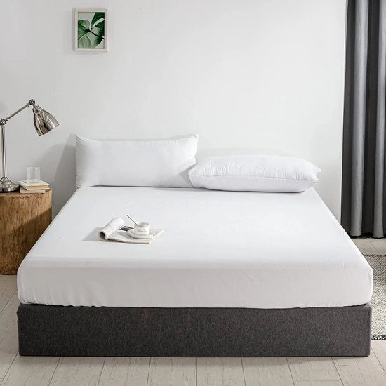 Cuscino Solido 160 x 200 cm - Piumino Extra Fatto a Mano - Respira - Leggero - Senza Rincassi - Lavabile in Macchina - Cuscini da Letto
