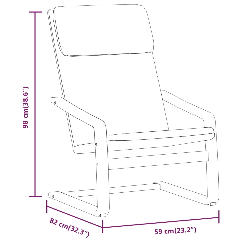 Poltrona | Sedia Relax Giallo Scuro in Tessuto