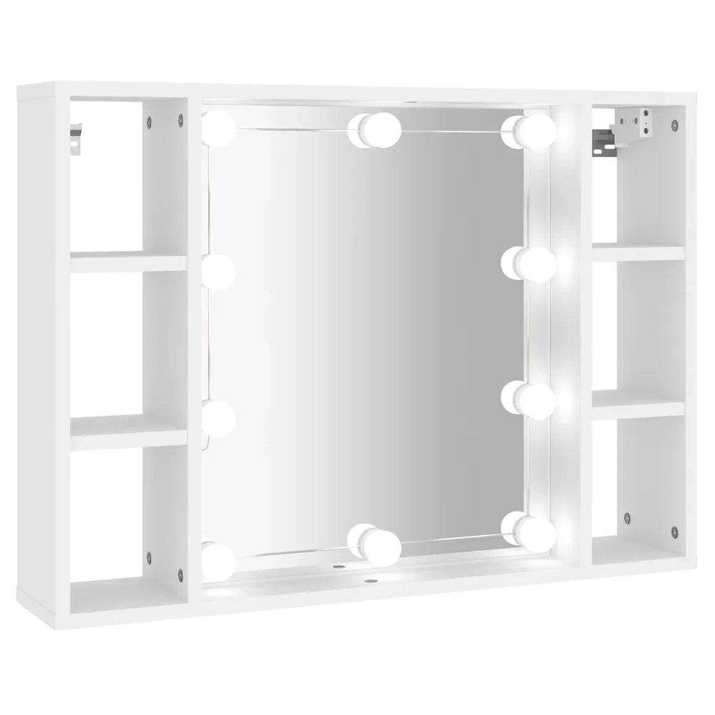 Mobile a Specchio con LED Bianco 76x15x55 cm cod mxl 77570