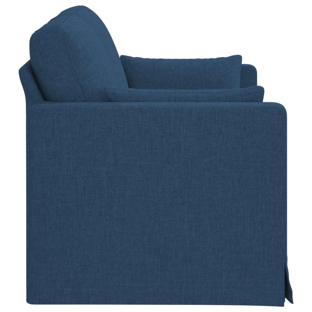 Divano Blu 139 x 78 x 80 cm Tessuto