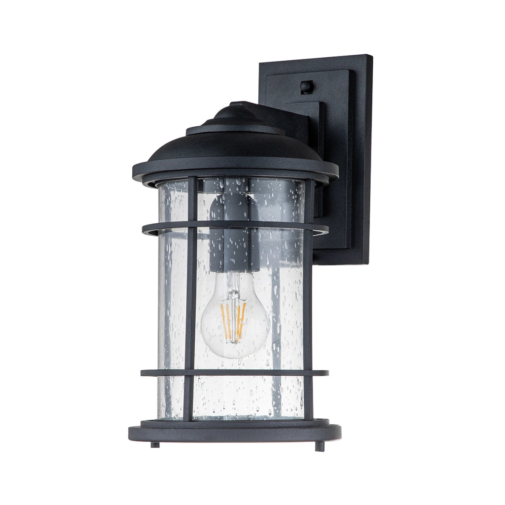Applique esterno nero industriale E27 60W Lighthouse Feiss