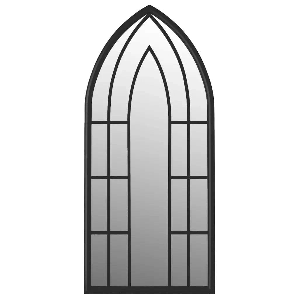 Specchio Nero 70x30 cm Ferro per Uso Interno 3093526