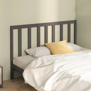 Testiera per Letto-Testata-Testiera Decorativa Grigia 141x4x100cm in Legno Massello di Pino 201674