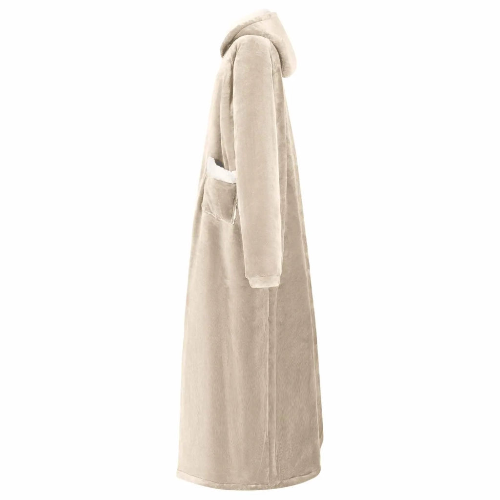 Felpa coperta Beige L Pile e Flanella 42017184