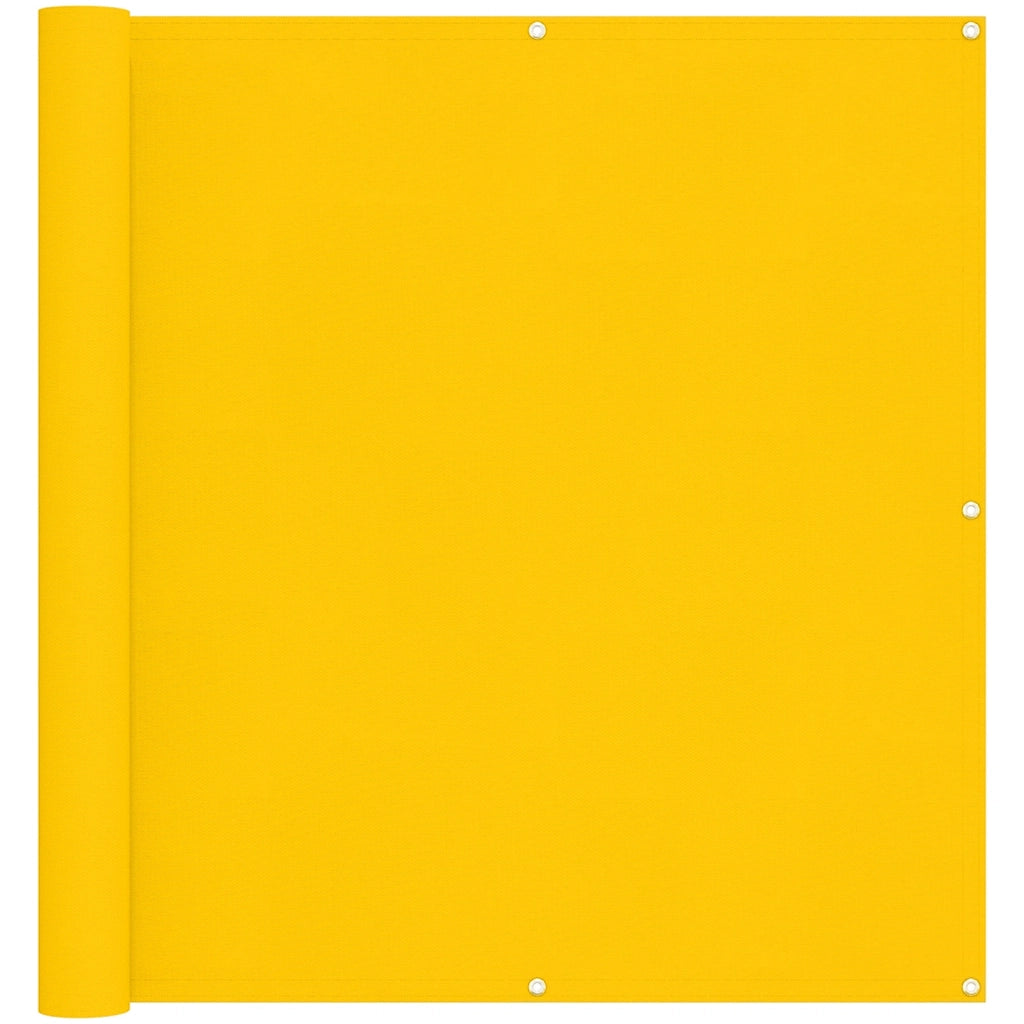 Schermo da balcone Giallo 110 x 1000 cm Tessuto Oxford 42030806